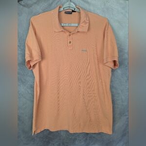 Patagonia Size XL Men's Peach Colored Polo 100% Cotton